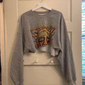 Sublime cropped sweatshirt